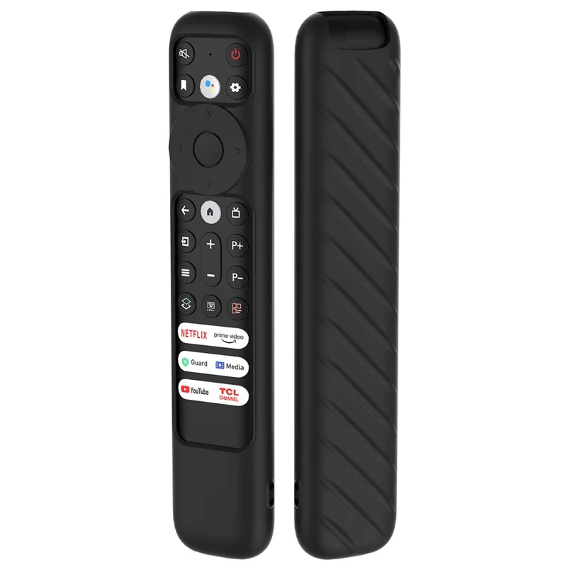 Skyddshölje i mjuk silikon till fjärrkontroll för TCL RC902 – Svart