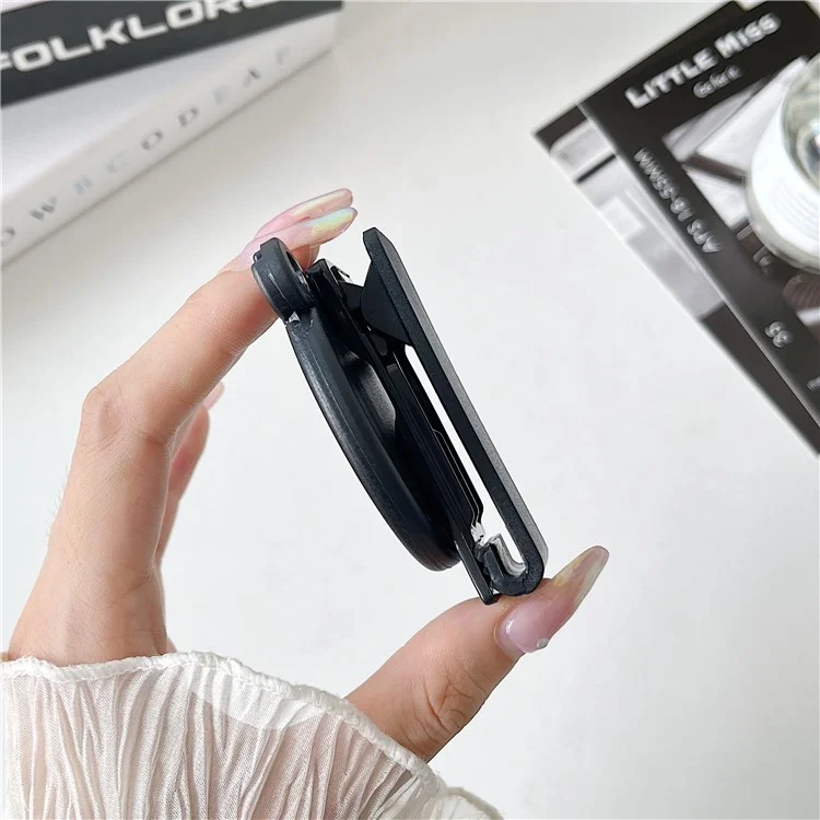 Bear Shape Magnetic Belt Clip Mobile Phone Holder with Clear Tether Tab and Spring Rope