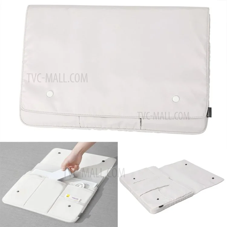 BASEUS Basics Series Waterproof Scratch-resistant Laptop Bag Sleeve for 13-inch Notebook Compurter - White