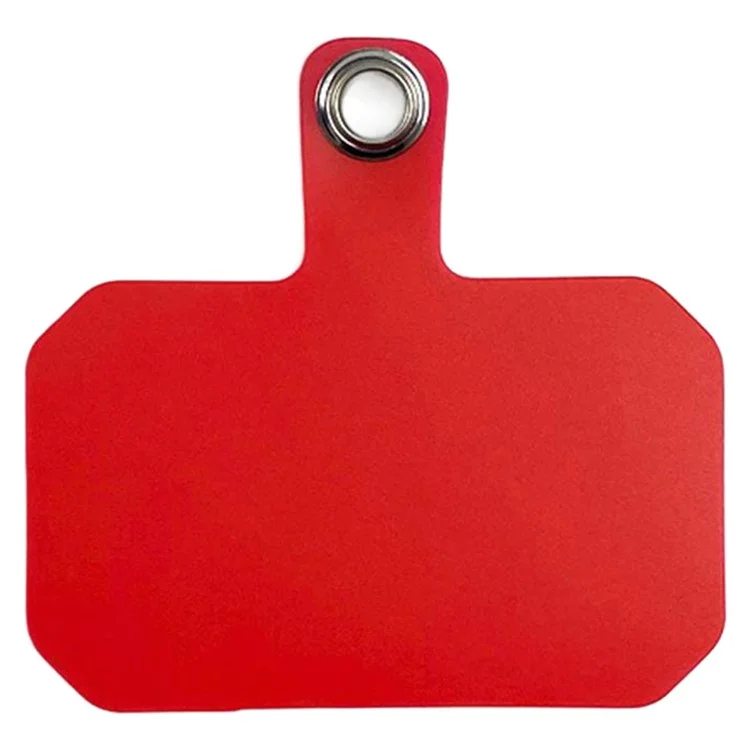Phone Tether Tab TPU Cell Phone Patch für Telefonriemen - Rot
