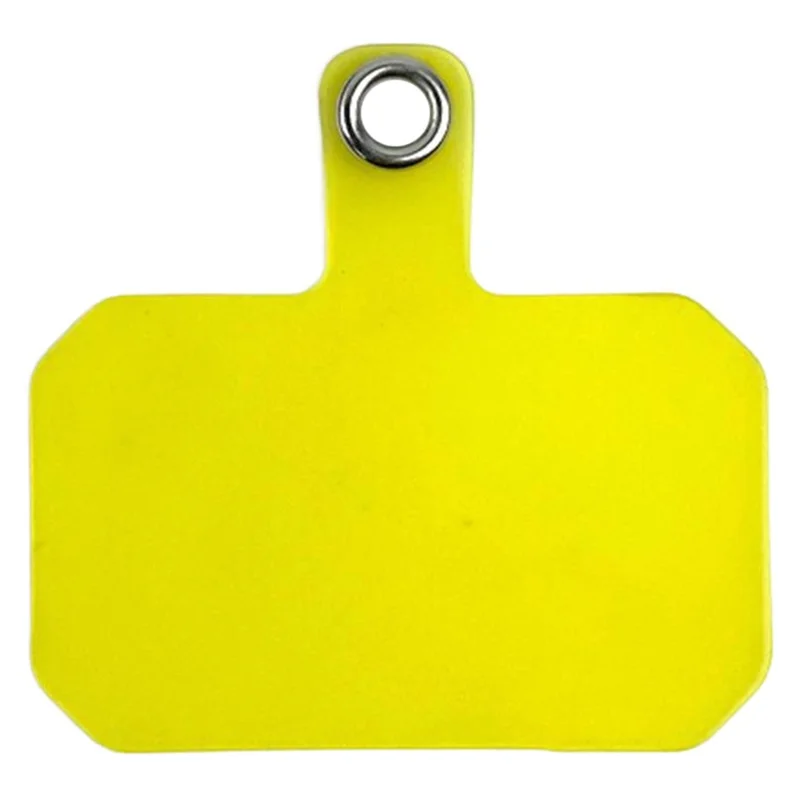 Phone Tether Tab TPU Cell Phone Patch for Phone Strap - Yellow