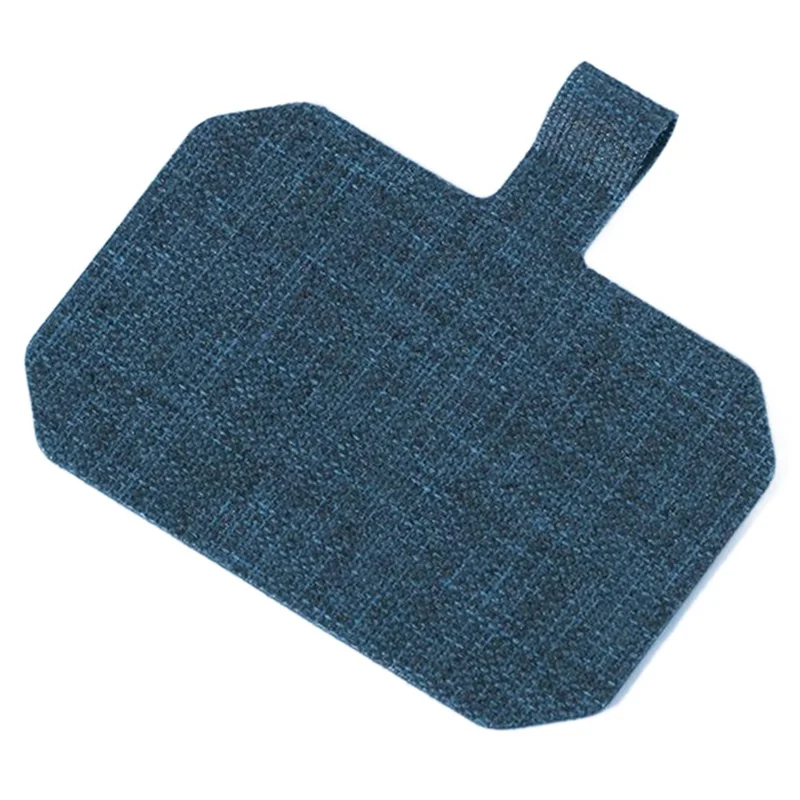 Phone Tether Tab Curing Fabric Cell Phone Lanyard Patch Replacement Part - Navy Blue