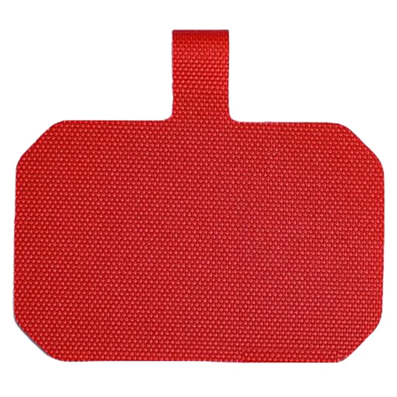 Phone Tether Tab Curing Fabric Cell Phone Lanyard Patch Replacement Part - Red