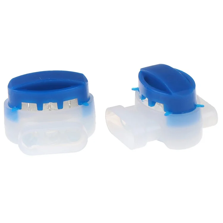 20 pcs/bolsa 314 terminal de 3 hoyos con conector azul para 14-22awg (0.5-1.5 mm)