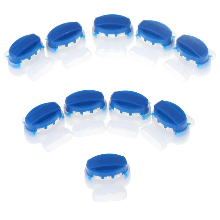 20 pcs/bolsa 314 terminal de 3 hoyos con conector azul para 14-22awg (0.5-1.5 mm)