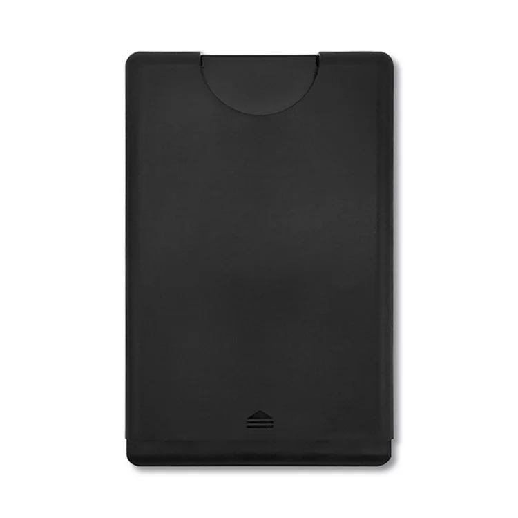 B72 Holder de la Tarjeta Magnética Compatible Con Bolsillo de Tarjeta de Crédito Magsafe ABS - Negro