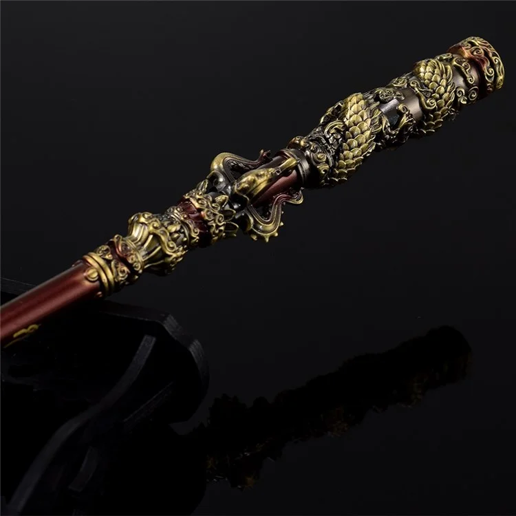 35 cm Wukong Spielwaffe Golden Cudgels Zink Alloy Requisis Game Collection Desk Room Dekoration - Bronze