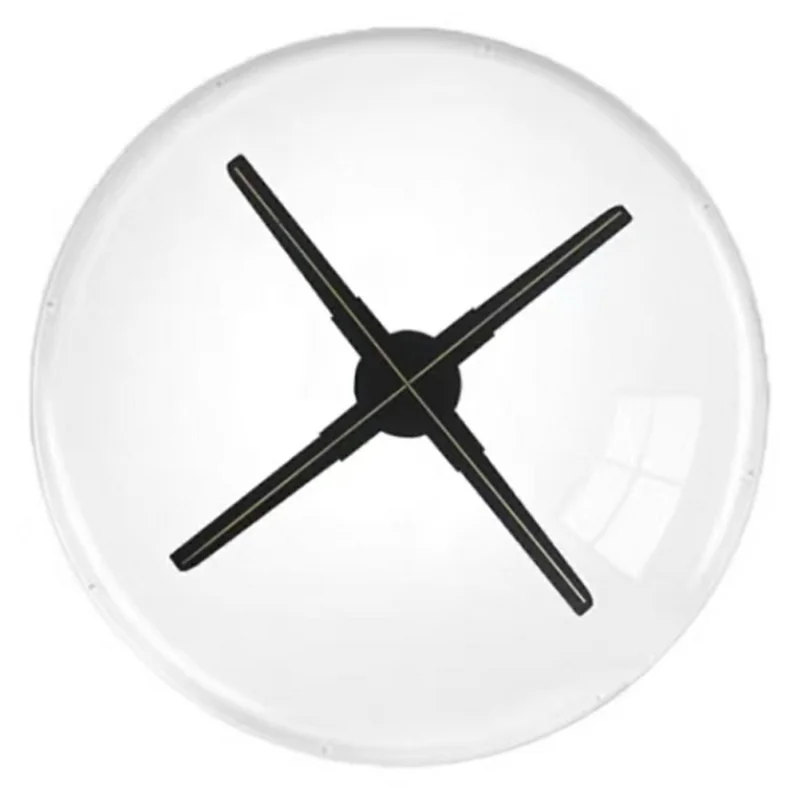 3D Holographic Projection Advertising Machine Protective Cover Transparent Acrylic for 42cm Fan