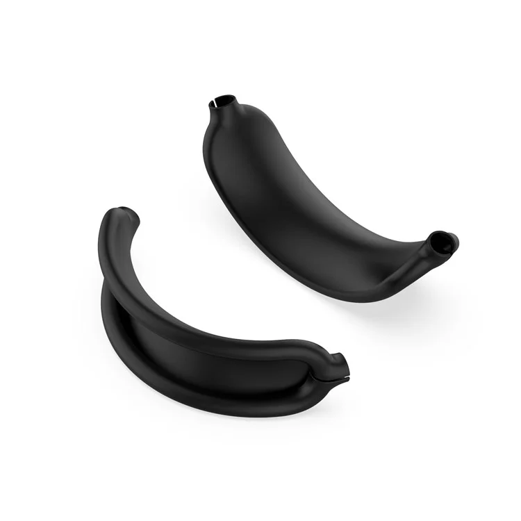 Custodia per fascia in silicone per AirPods Max 2 Cuscinetti morbidi per fascia protettiva - Nero