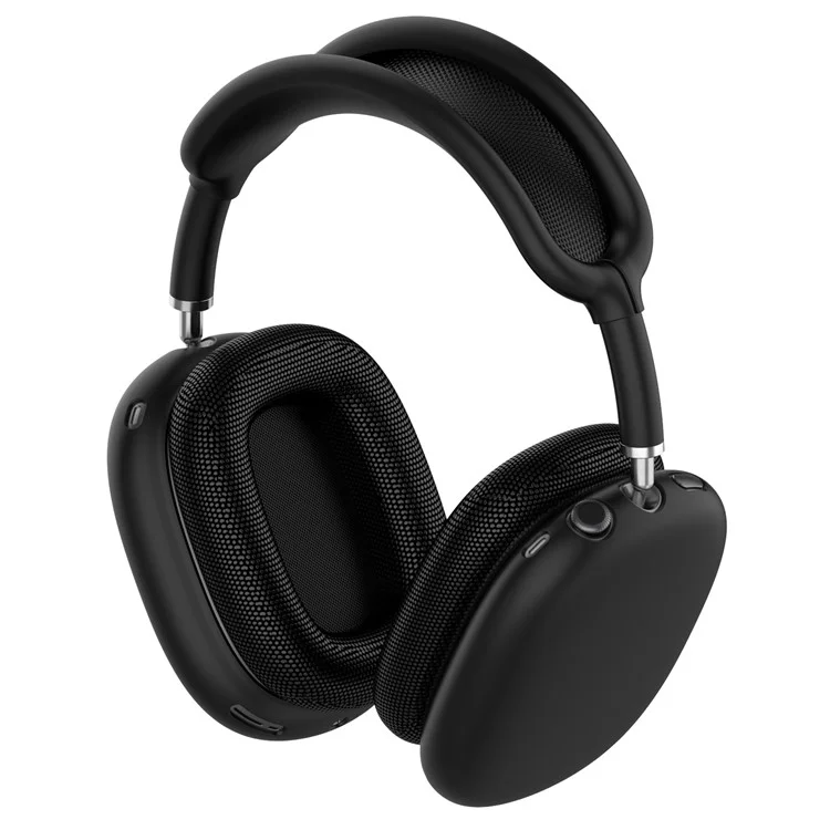 Custodia per fascia in silicone per AirPods Max 2 Cuscinetti morbidi per fascia protettiva - Nero