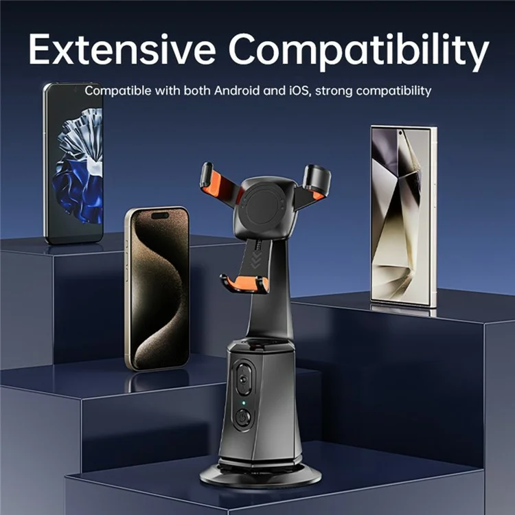 S1 Smart Al Tracking Gravity Sensing Gimbal Phone Holder Desktop Selfie Stabilizer