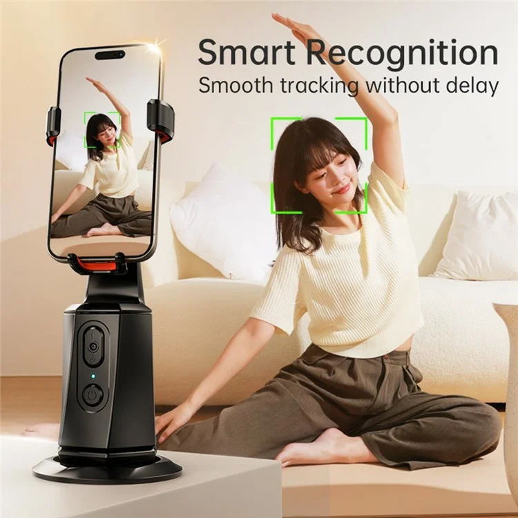 S1 Smart Al Tracking Gravity Sensing Gimbal Phone Holder Desktop Selfie Stabilizer
