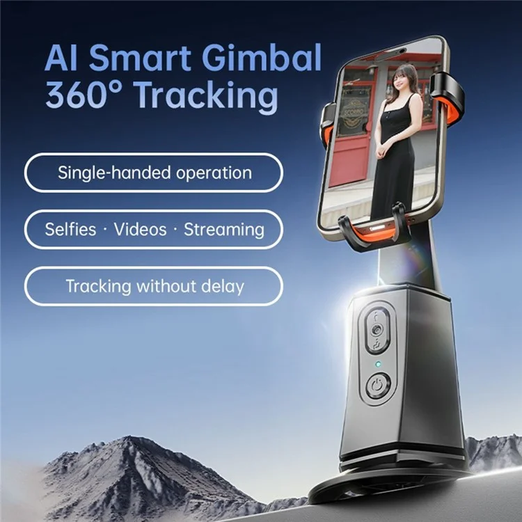 S1 Smart Al Tracking Gravity Sensing Gimbal Phone Holder Desktop Selfie Stabilizer