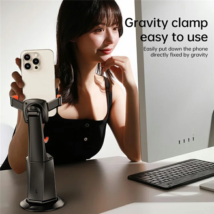 S1 Smart Al Tracking Gravity Sensing Gimbal Phone Holder Desktop Selfie Stabilizer