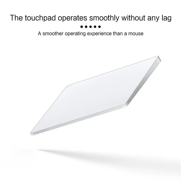 Multi-Touch Touchpad High Precision Type-C Wired WiFi 2.4G Wireless Trackpad for Tablet PC Laptop - Silver
