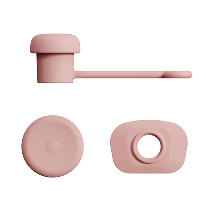 BB02 3er-Set Strohhalm-Kappe Silikon Anti-Leck-Verschluss kompatibel mit Stanley 1.0 / 2.0 Tassen-Deckel - Rosa