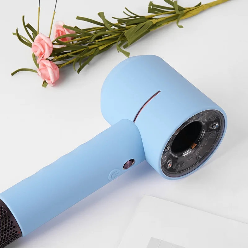 For Dyson Supersonic Nural (HD16) Hair Dryer Silicone Skin Cover Anti Scratch Protective Case - Blue