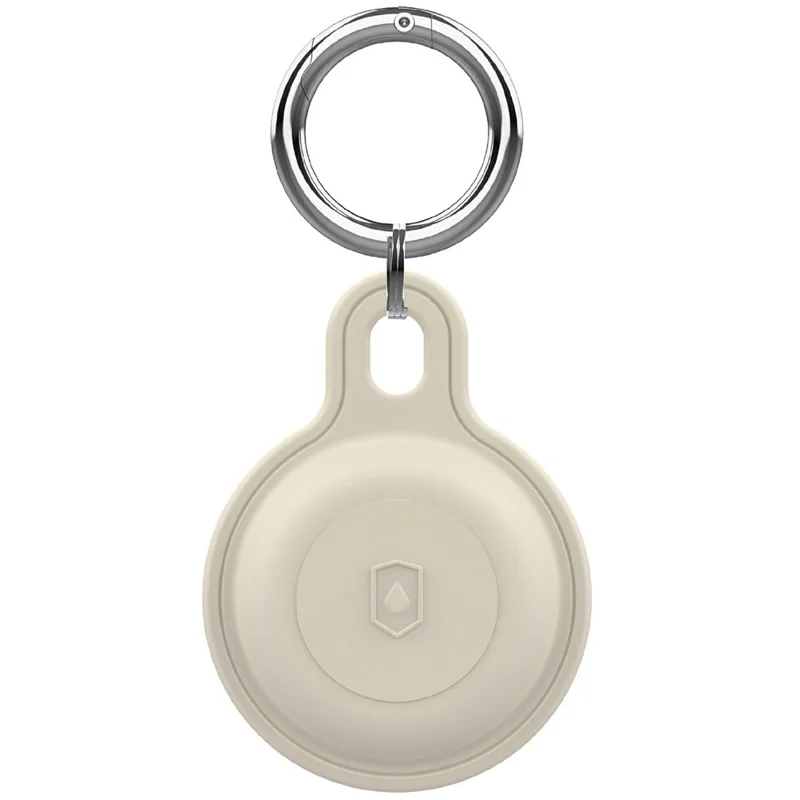 For AirTag Silicone Protective Case Full Coverage with Plug Keychain Holder - Starlight