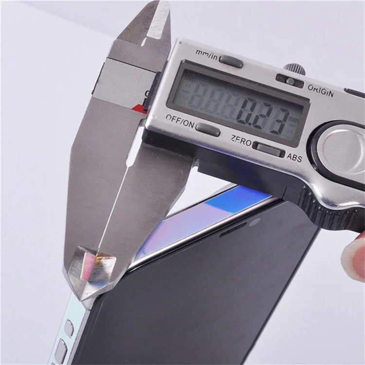 Marco de película para iPhone 15 Pro Max con protector luminoso de bordes, pegatina resistente a rayones para los laterales