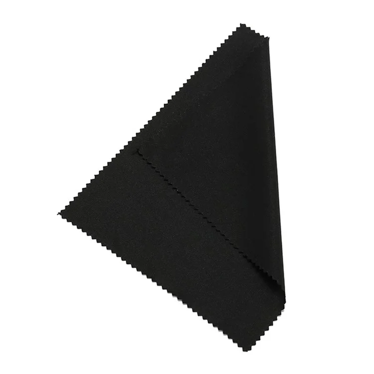 Pano de Limpeza de Microfibra 13 x 13cm 220GSM Toalhas para Celulares TVs Óculos Lentes de Câmera Monitores de Computador - Preto