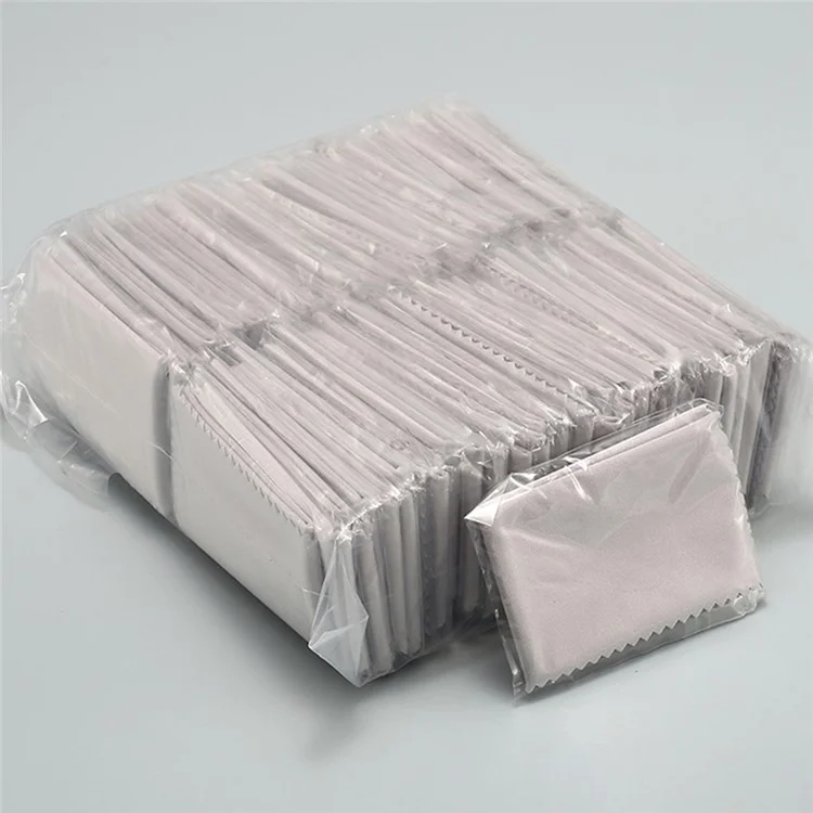 Pano de Limpeza de Microfibra 13 x 13cm 220GSM Toalhas para Celulares TVs Óculos Lentes de Câmera Monitores de Computador - Preto