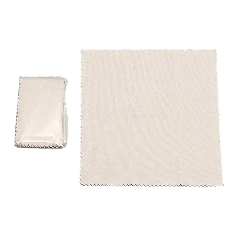 Pano de Limpeza de Microfibra 15 x 15cm 220GSM para Telefones, TVs, Óculos, Lentes de Câmera, Monitores de Computador - Branco e Cinza