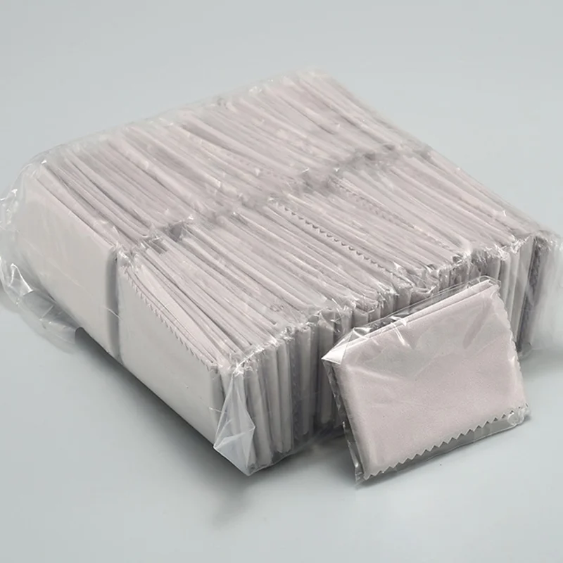 Microfiber Cleaning Cloth 15 x 15cm 220GSM Knitted Wipes for Phones Tvs Glasses Camera Lenses Computer Monitors - Black