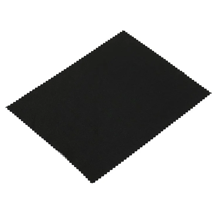 Pano de Limpeza de Microfibra 13 x 13cm 180GSM Panos de Malha para Celulares, TVs, Óculos, Lentes de Câmera, Monitores de Computador - Preto