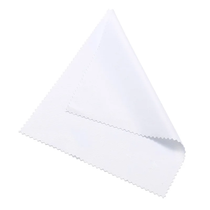 Microfiber Cleaning Cloth 13 x 13cm 180GSM Knitted Wipes for Phones TVs Glasses Camera Lenses Computer Monitors - White