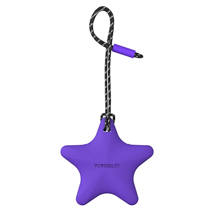 YOYOISLES 4 Peças Estojo Protetor para AirTag, Design em Formato de Estrela Suporte de Rastreador EVA com Cordão de Nylon