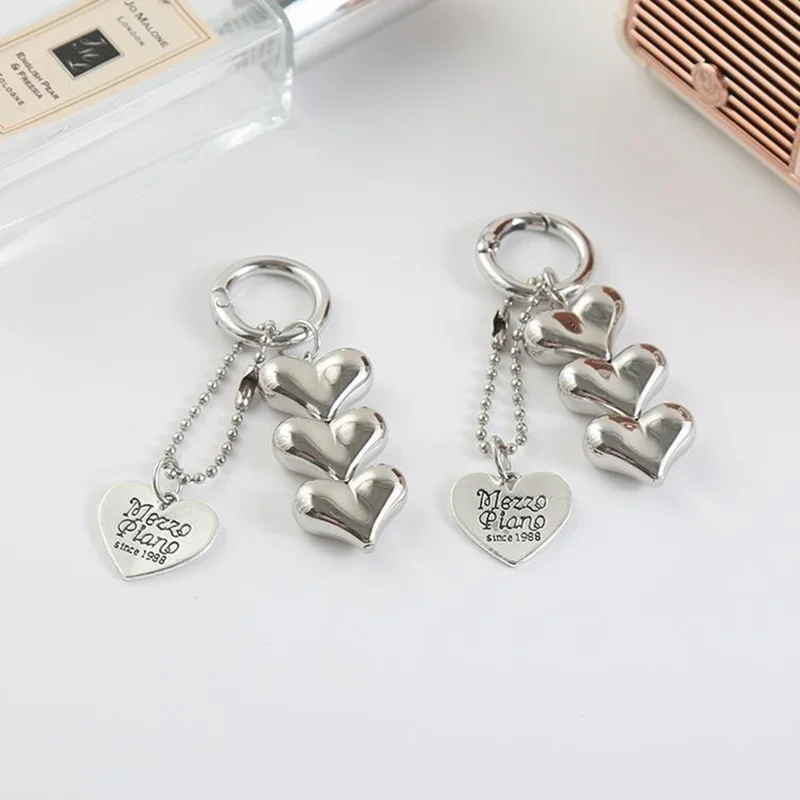 DIY Heart Pendant Phone Case Chain for AirPods Protective Cover Charm Accessories