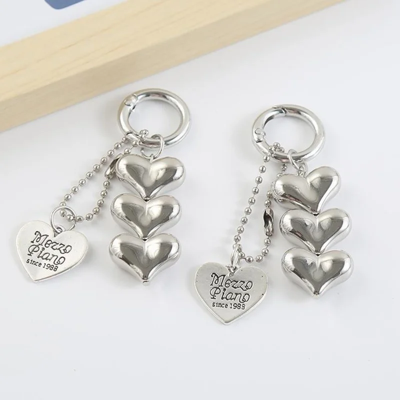 DIY Heart Pendant Phone Case Chain for AirPods Protective Cover Charm Accessories