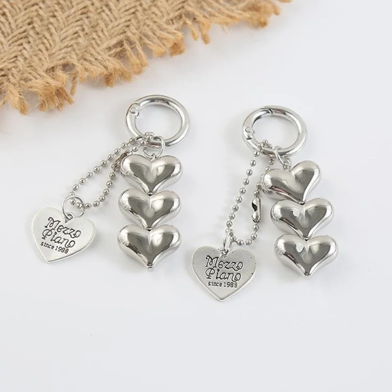 DIY Heart Pendant Phone Case Chain for AirPods Protective Cover Charm Accessories
