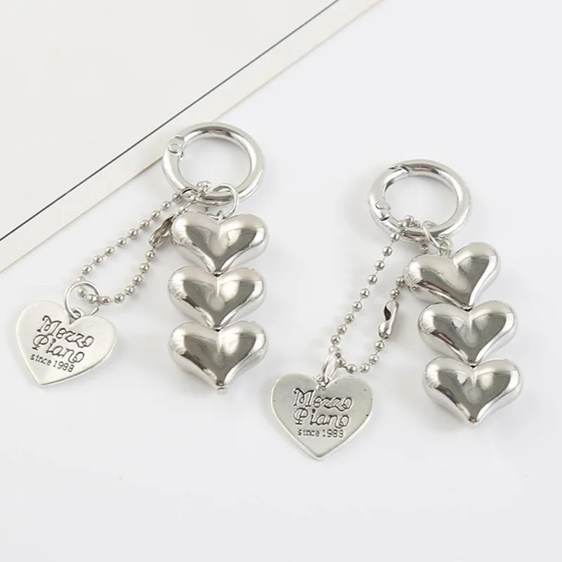 DIY Heart Pendant Phone Case Chain for AirPods Protective Cover Charm Accessories