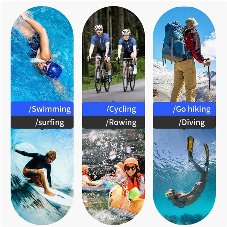 HF-17 Waterproof Phone Pouch IPX8 Certified Touchscreen Cellphone Dry Bag for Swimming / Diving - White