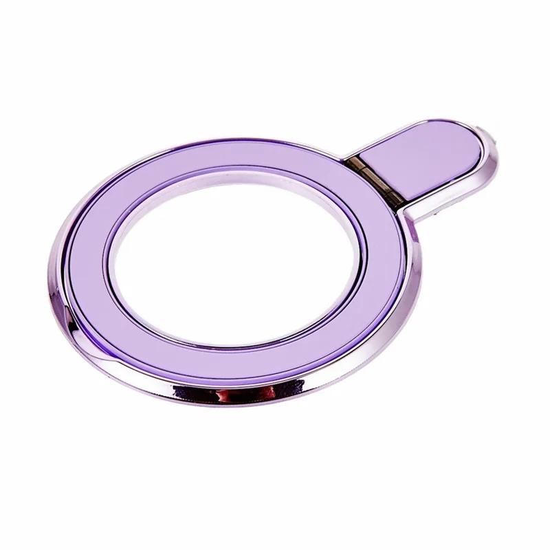 Phone Case Metal Kickstand Holder Adhesive Back for Mobile Devices - Purple