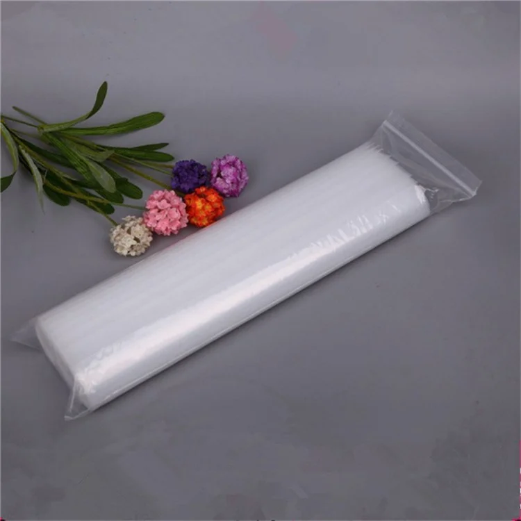 100 Bolsas (Unidades) de 45x55 cm Gruesas de PE Reutilizables, Transparentes para Conservación y Congelación de Alimentos, 0,16 mm de Grosor
