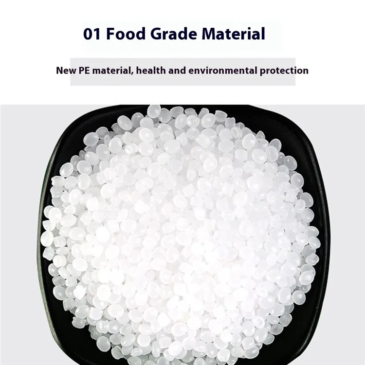 100 Bolsas (Unidades) de 45x55 cm Gruesas de PE Reutilizables, Transparentes para Conservación y Congelación de Alimentos, 0,16 mm de Grosor
