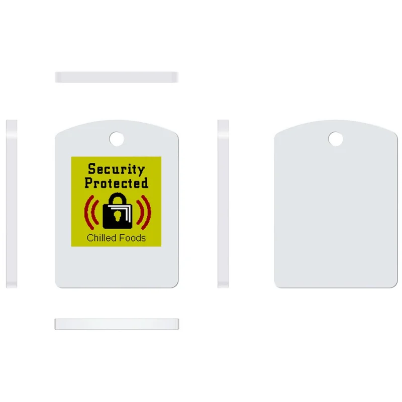 1.54 inch NFC E-Ink Tag Card 4 Color Display for Android / iOS Devices Customizable Image