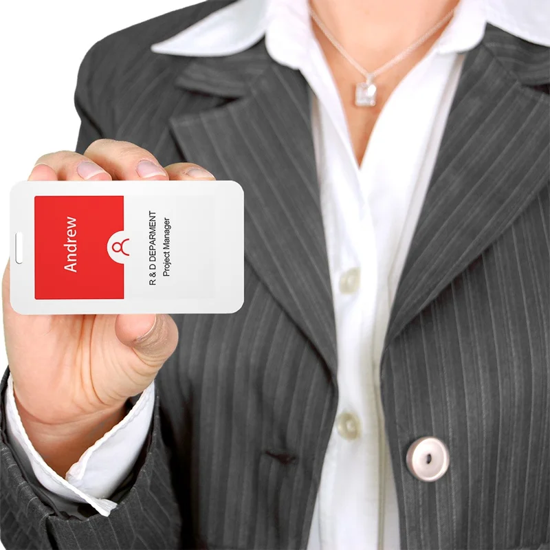 3.7 inch NFC E-Ink Badge 4 Color Display Digital Name Tag for Conference / Office Use