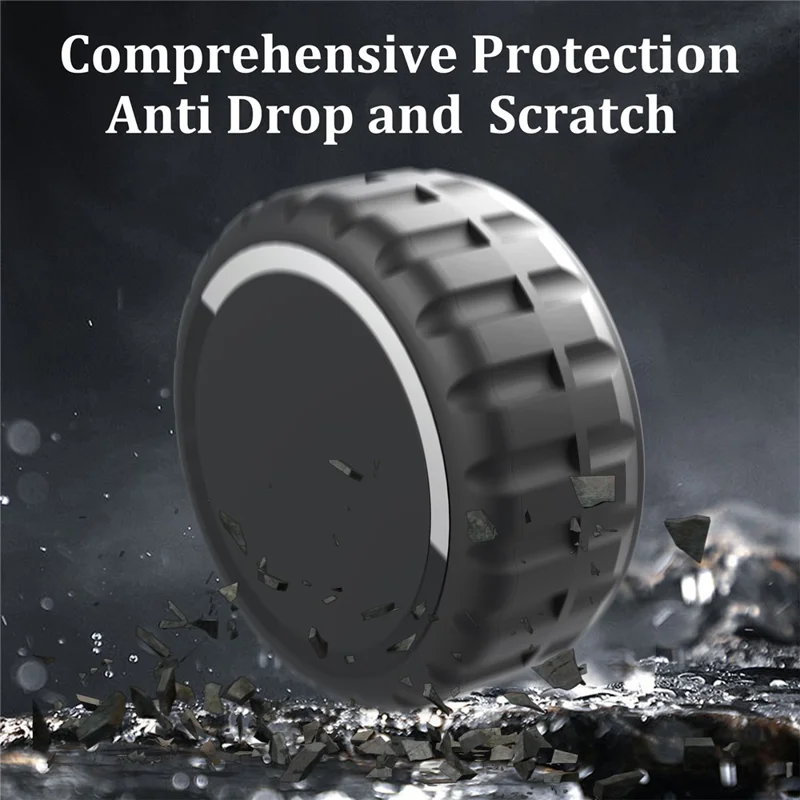 AT-48 For AirTag Protective Case PC Waterproof Smart Tracker Cover Impact Resistant for Bicycles / Skateboards / Carts