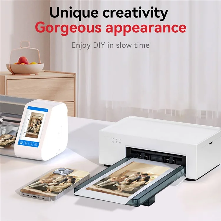 DIY Fotodrucker Sublimationsmaschine für Handy-Rückseite Folien-Individualisierung 300 DPI - EU-Stecker