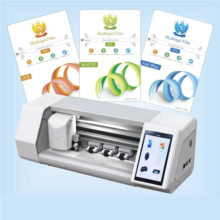 CUT-8P Cutting Machine for Tablets Up To 12.9 inch Touchscreen / Bluetooth-Compatible Smart Customized Cutter Plotter - UK Plug