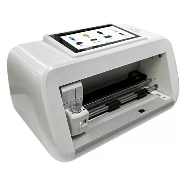 X180T Mini Automatic Film Cutting Machine 180mm Max Cutting Width Screen Protector Cutter - EU Plug