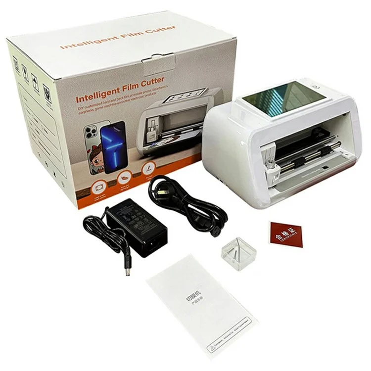 X180T Mini Automatic Film Cutting Machine 180mm Max Cutting Width Screen Protector Cutter - EU Plug