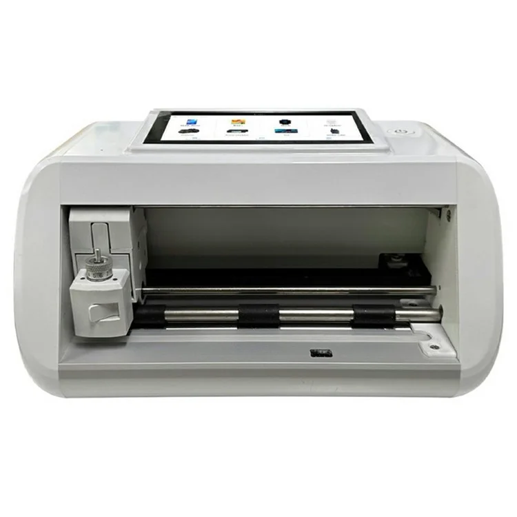 X180T Mini Automatic Film Cutting Machine 180mm Max Cutting Width Screen Protector Cutter - EU Plug