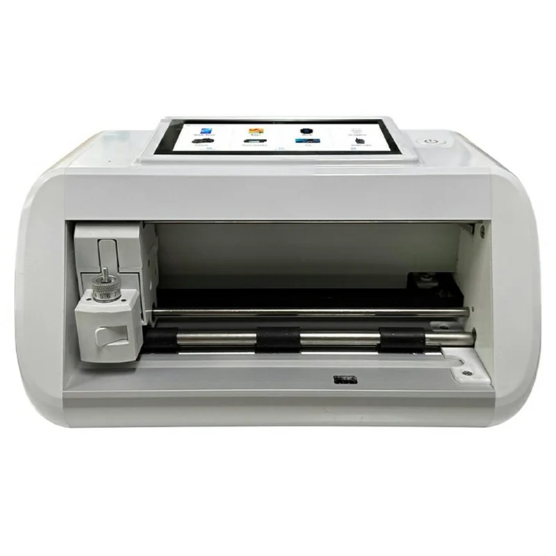 X180T Mini Automatic Film Cutting Machine 180mm Max Cutting Width Screen Protector Cutter - US Plug