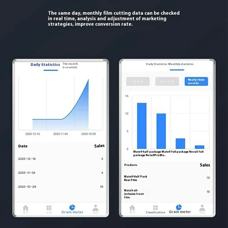X180T Mini Automatic Film Cutting Machine 180mm Max Cutting Width Screen Protector Cutter - US Plug