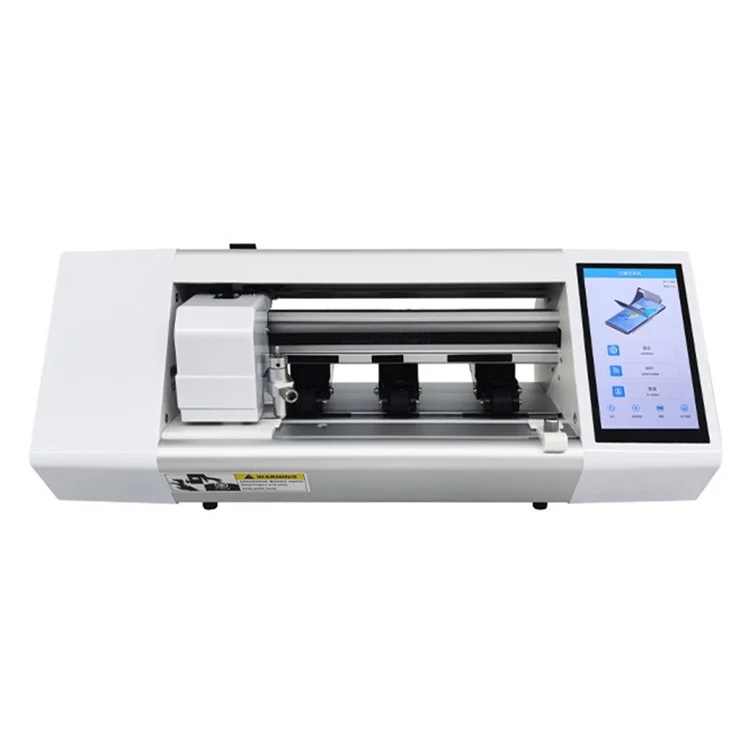 F5-180PRO 11 Inch BT + WiFi Dual System Automatic Film Feeding Cutting Machine for Mobile Phones - EU Plug