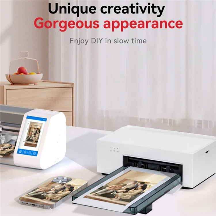 F5-180PRO 11 Inch BT + WiFi Dual System Automatic Film Feeding Cutting Machine for Mobile Phones - EU Plug